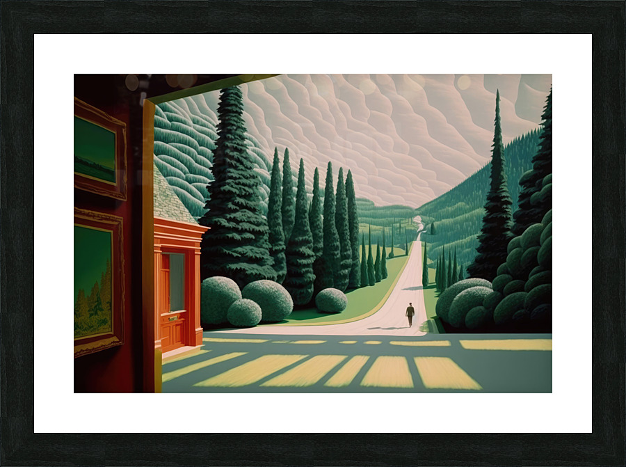 Timber Lodge Picture Frame print
