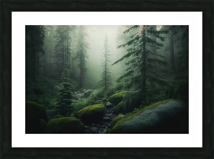 Deep Woods Picture Frame print