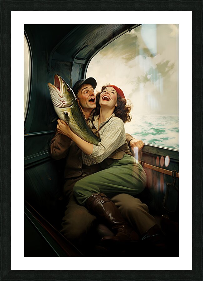 Catch and Cuddle Picture Frame print