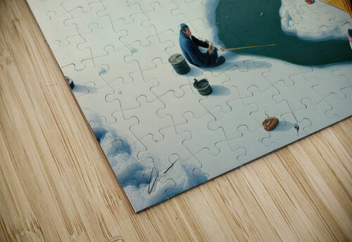 Ice Fishing Christopher Rousseau Villella puzzle
