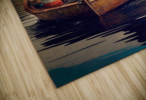 Loon in a Boat Christopher Rousseau Villella puzzle