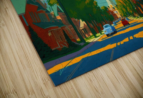 Small Town Street Christopher Rousseau Villella puzzle