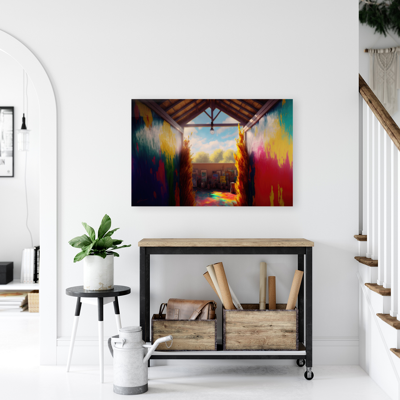 Inside Cornfield Studio Reproduction