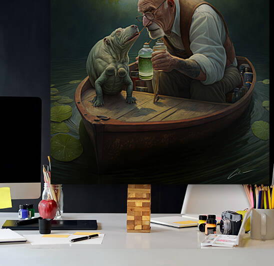 Absinthe on a Boat by Christopher Rousseau Villella