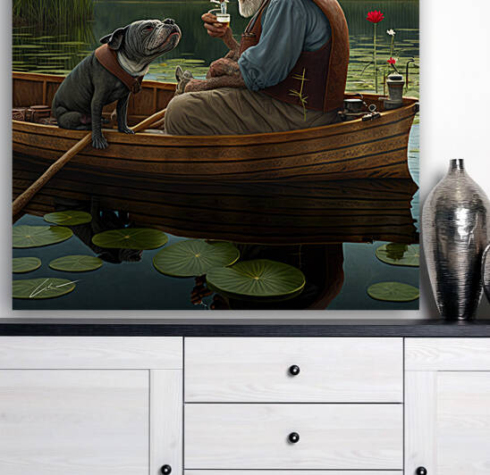 BullDog and His Person by Christopher Rousseau Villella