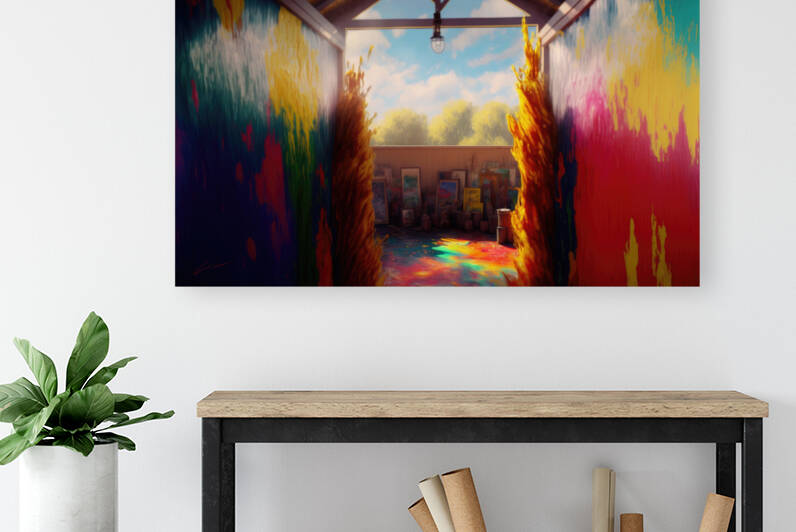 Inside Cornfield Studio by Christopher Rousseau Villella