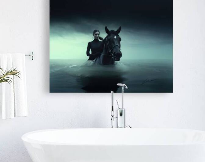 Aqua Equus:  Ice Cold Passage by Christopher Rousseau Villella