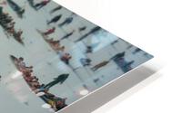 Ice Fishing HD Metal print
