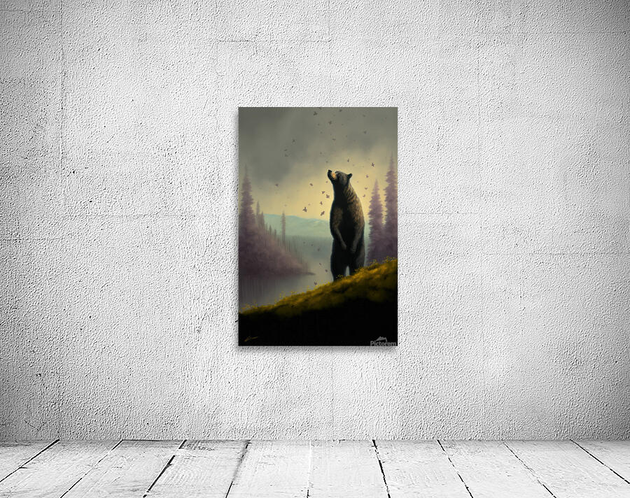 Bear on a Hill Wall Preview