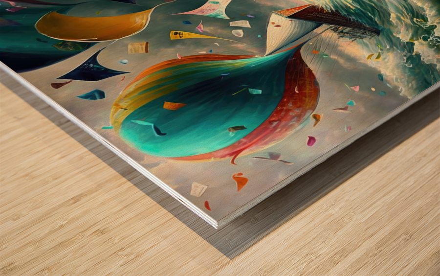Immersion Wood print