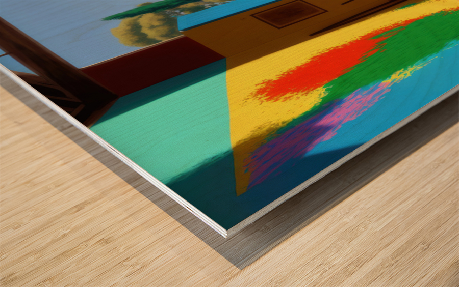 A Pool Wood print