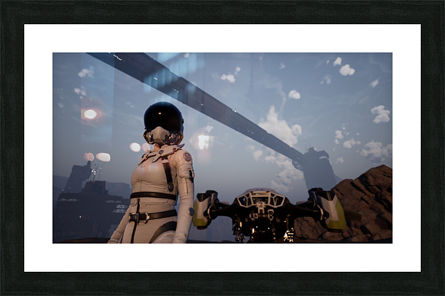 Exploration Picture Frame print