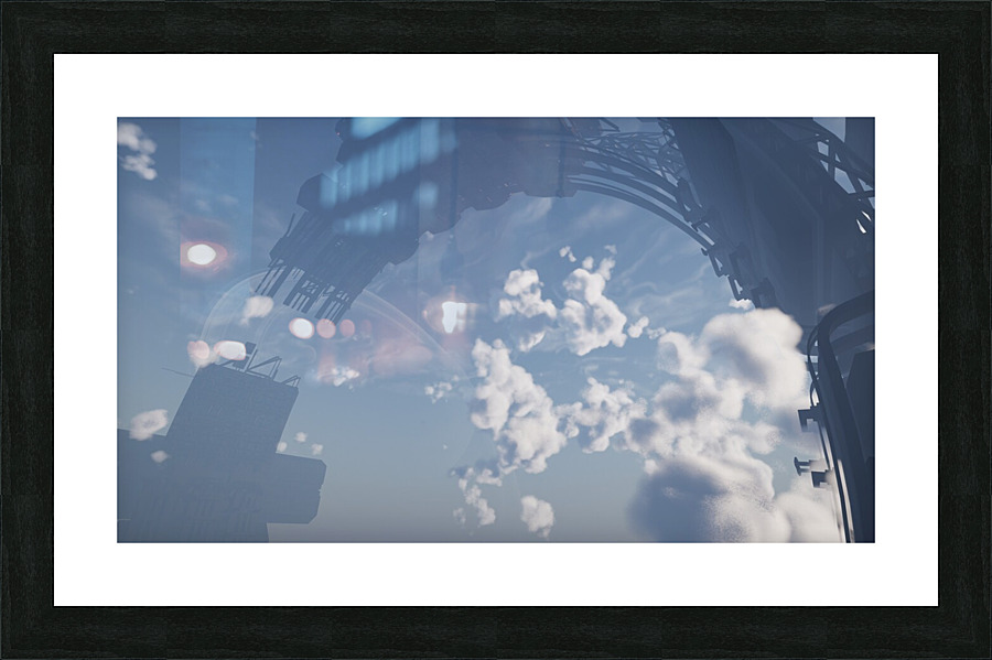 The Warp Gate Picture Frame print