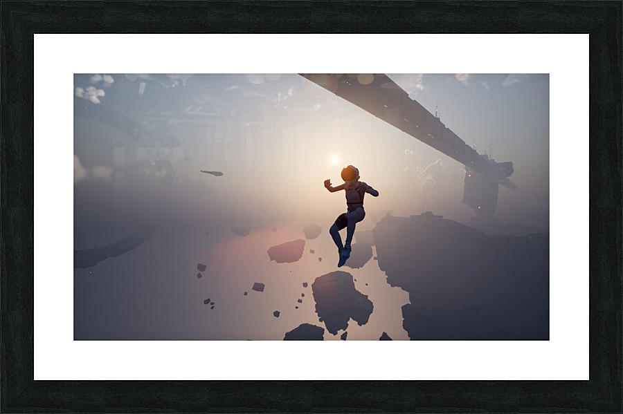 Freefall Picture Frame print