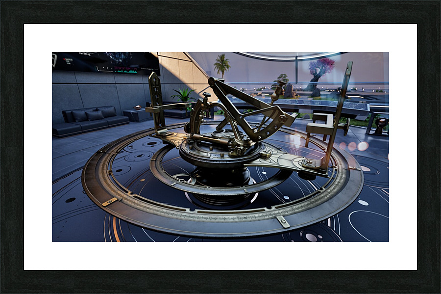 Showroom Sextant Picture Frame print