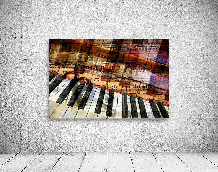 Piano notes Music Wall Preview