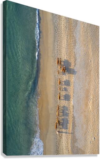 Along the coast Canvas Print