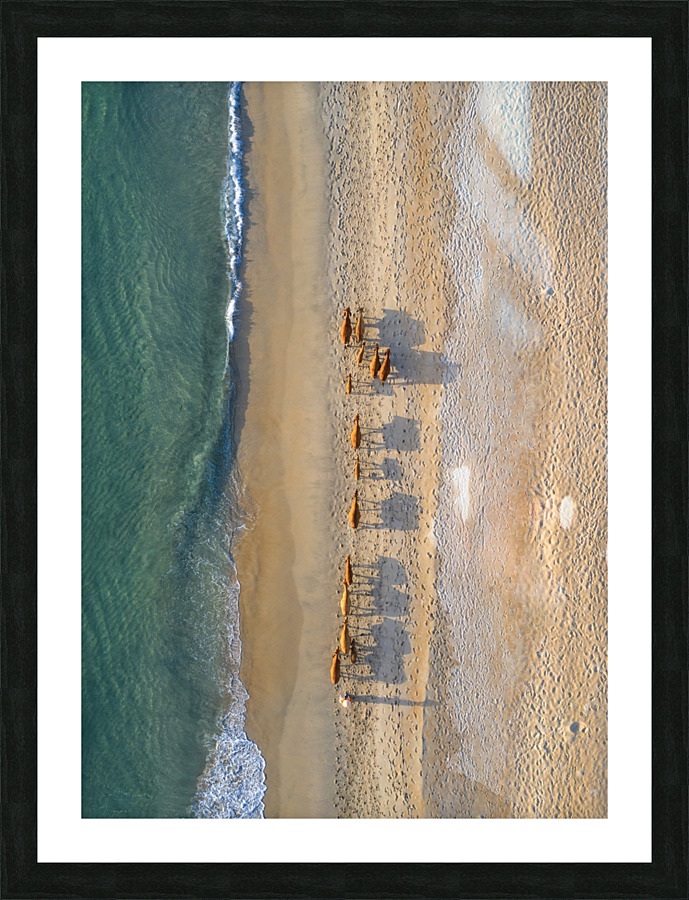 Along the coast Picture Frame print