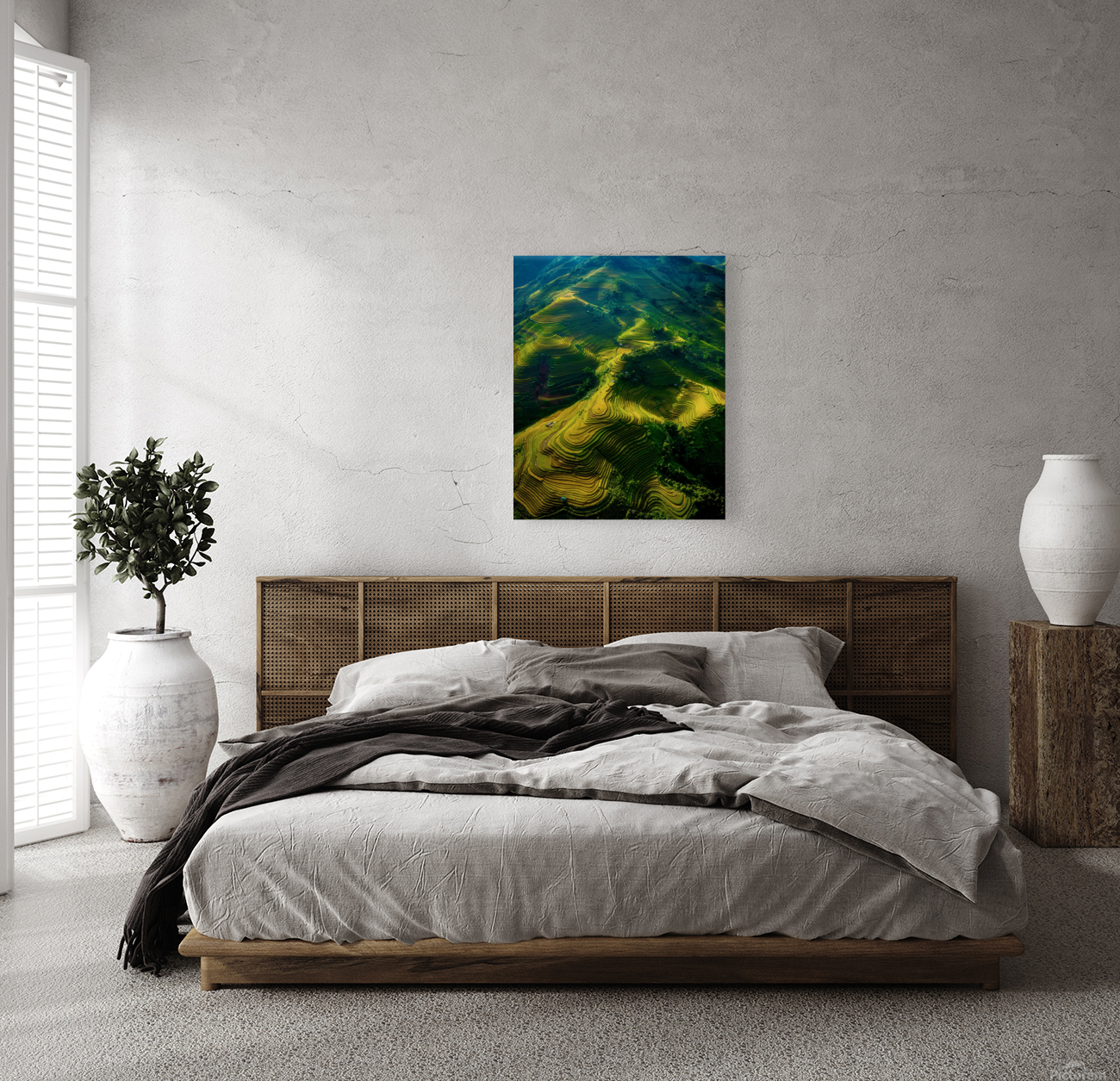 RIce terrace pattern Reproduction