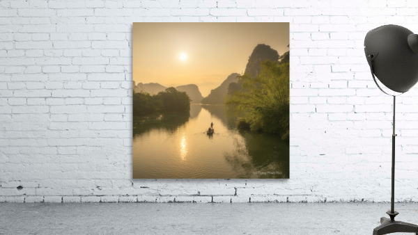 Go with the stream medium size Wall Preview