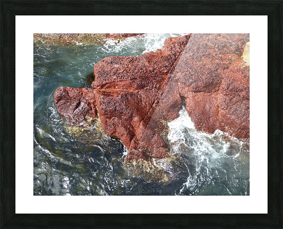 Devonian Red Rocks Picture Frame print