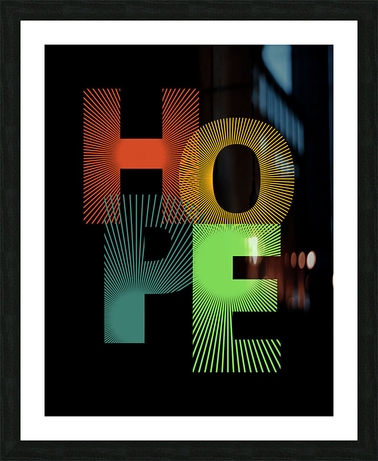 Hope Picture Frame print