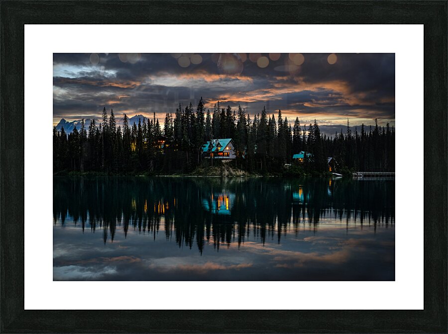 Emerald Lake  Picture Frame print