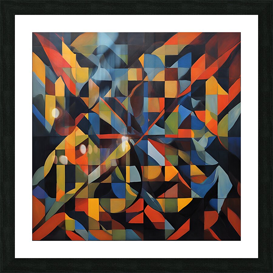 Beyond Boundaries: Exploring Parallel Realities Picture Frame print