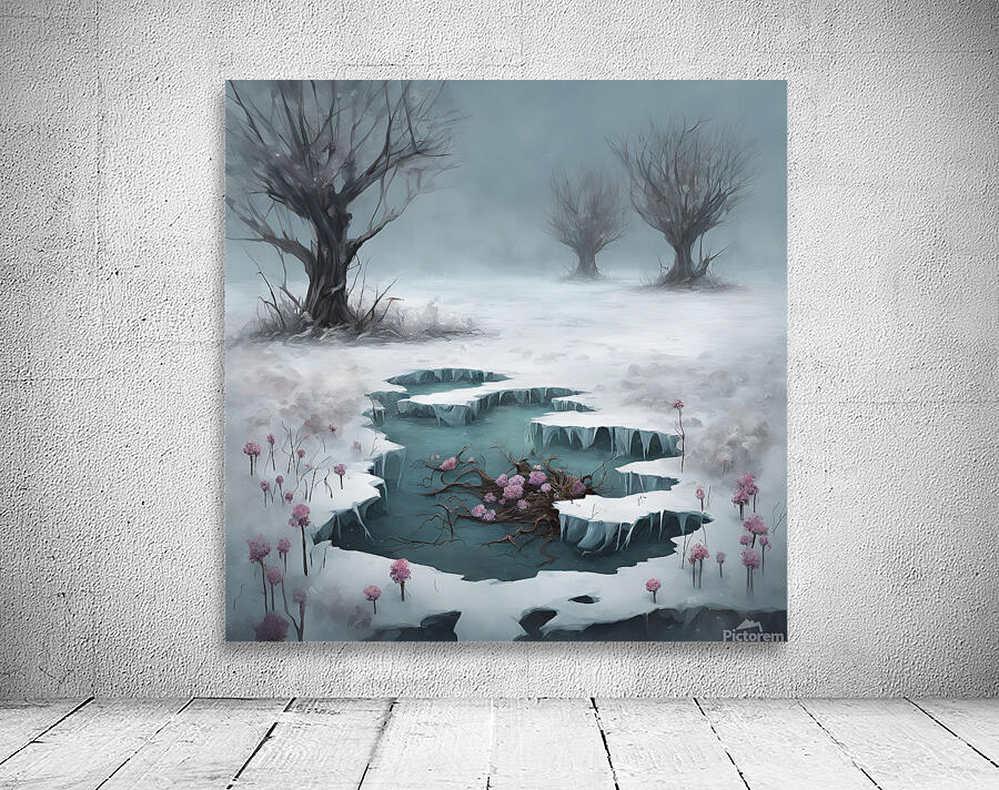 Chiaroscuro Blossoms: The Dance of Light and Shadow Wall Preview