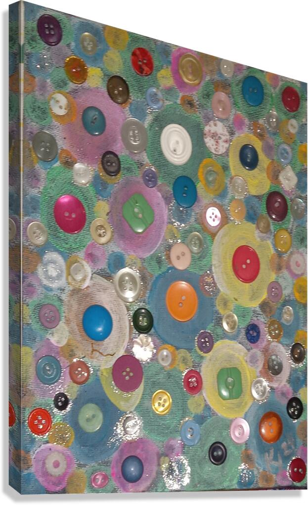 Lost Buttons Canvas Print