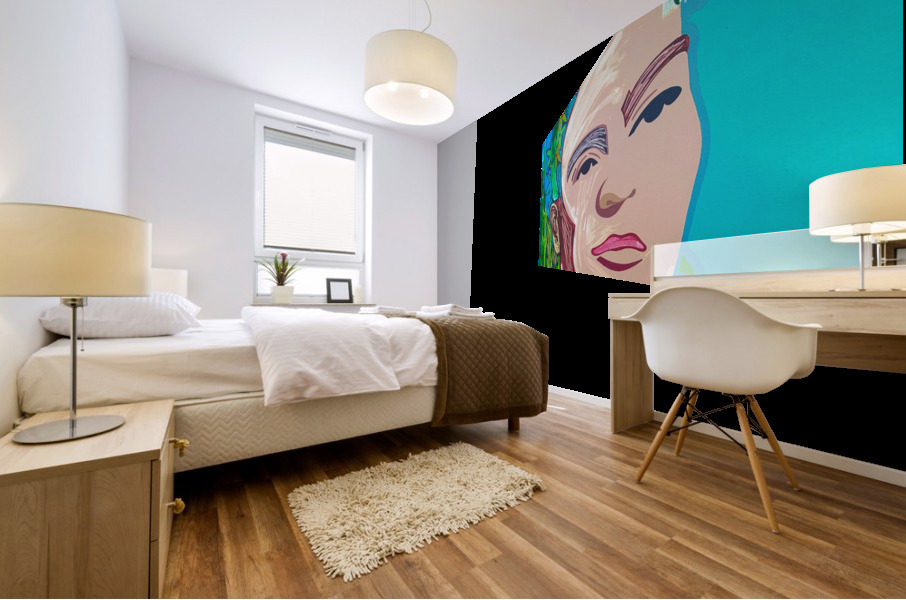 Frida nude  Mural print
