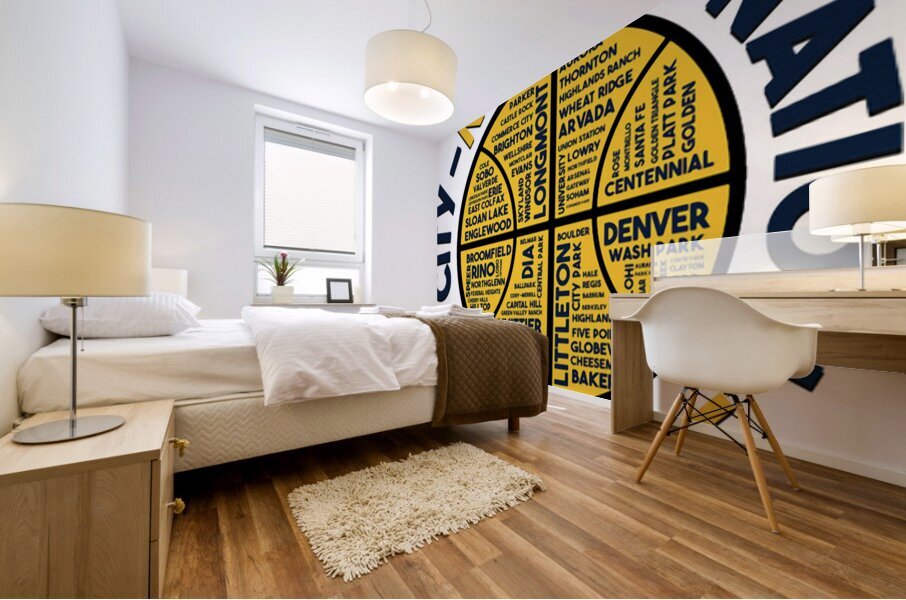 Denver Nuggets 5 Mural print