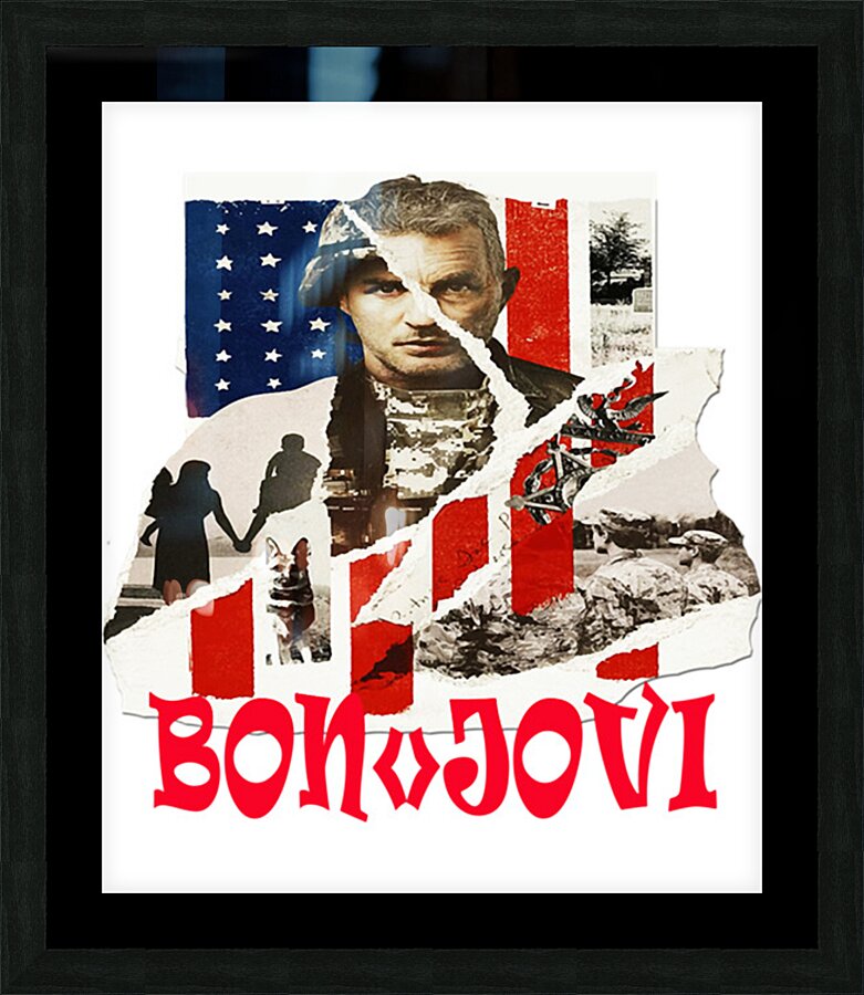 Bon Jovi 21 Picture Frame print