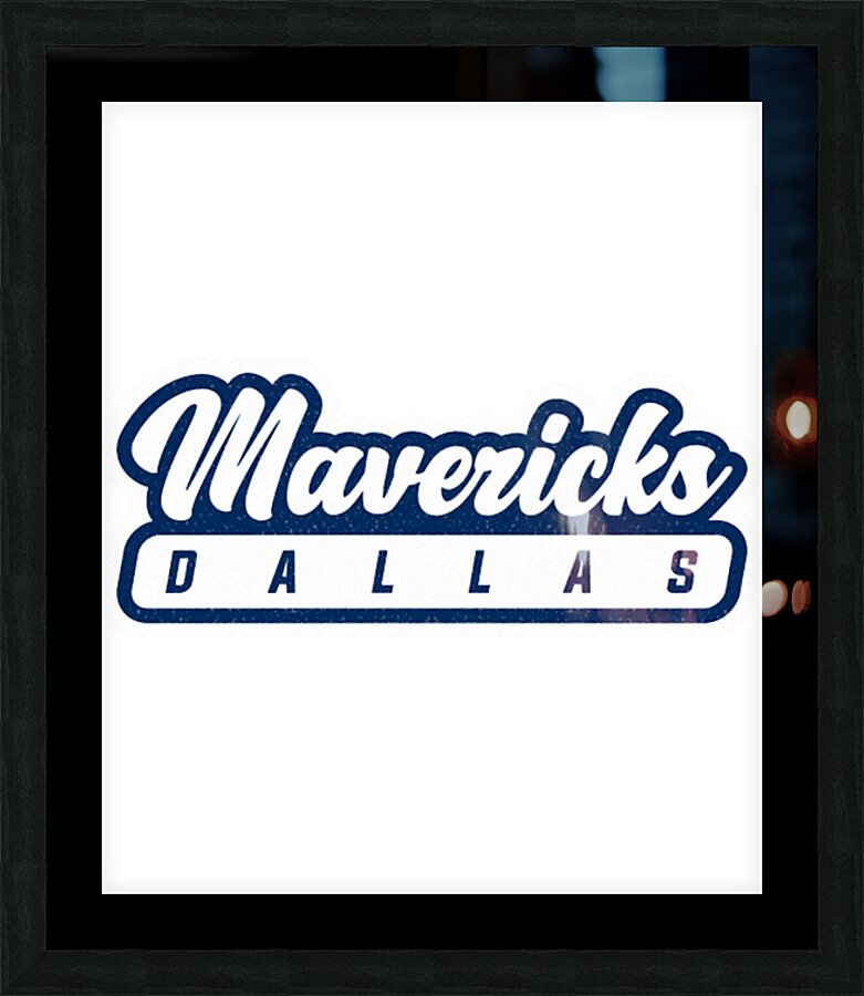 Dallas Mavericks 21 Picture Frame print