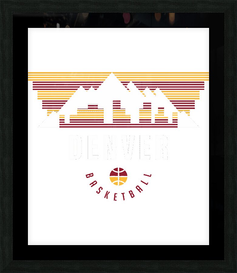 Denver Nuggets 11 Picture Frame print