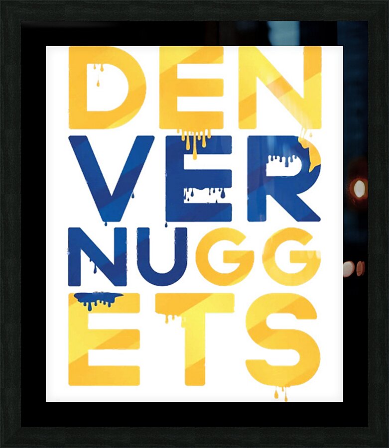 Denver Nuggets 12 Picture Frame print