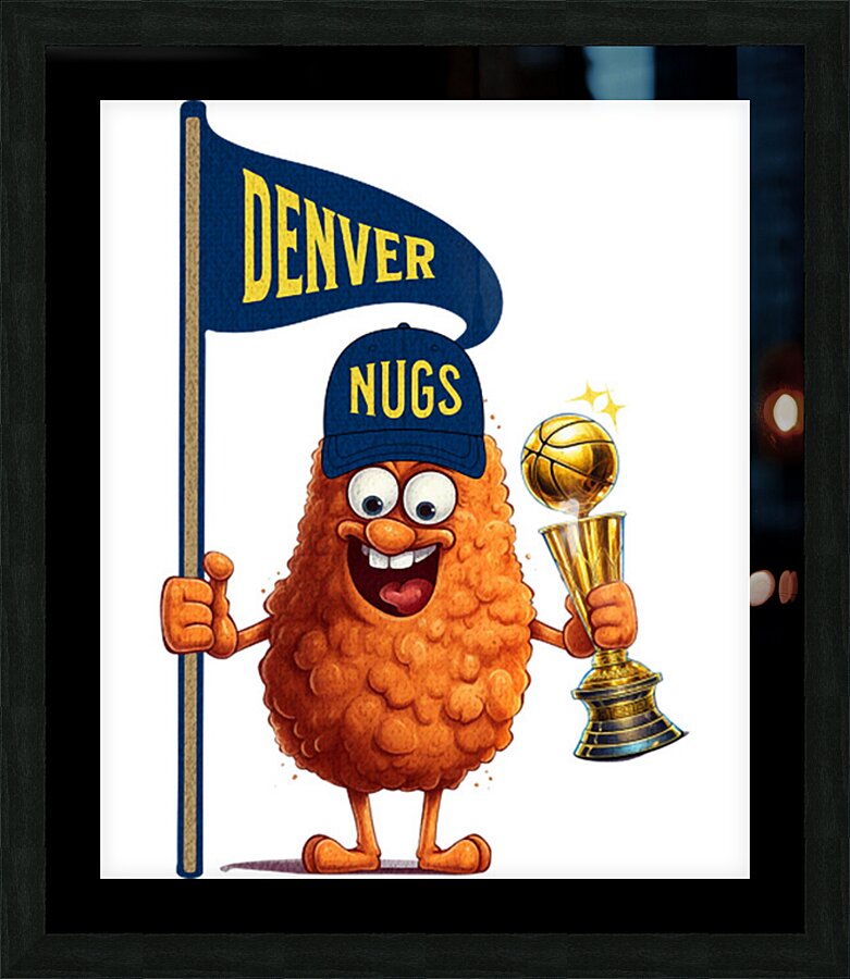 Denver Nuggets 16 Picture Frame print