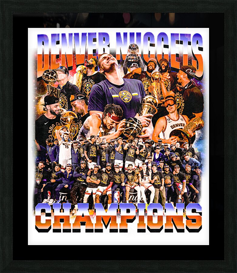Denver Nuggets 19 Picture Frame print