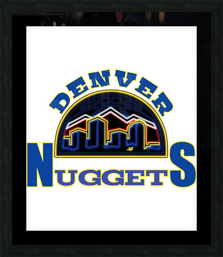 Denver Nuggets 25 Picture Frame print