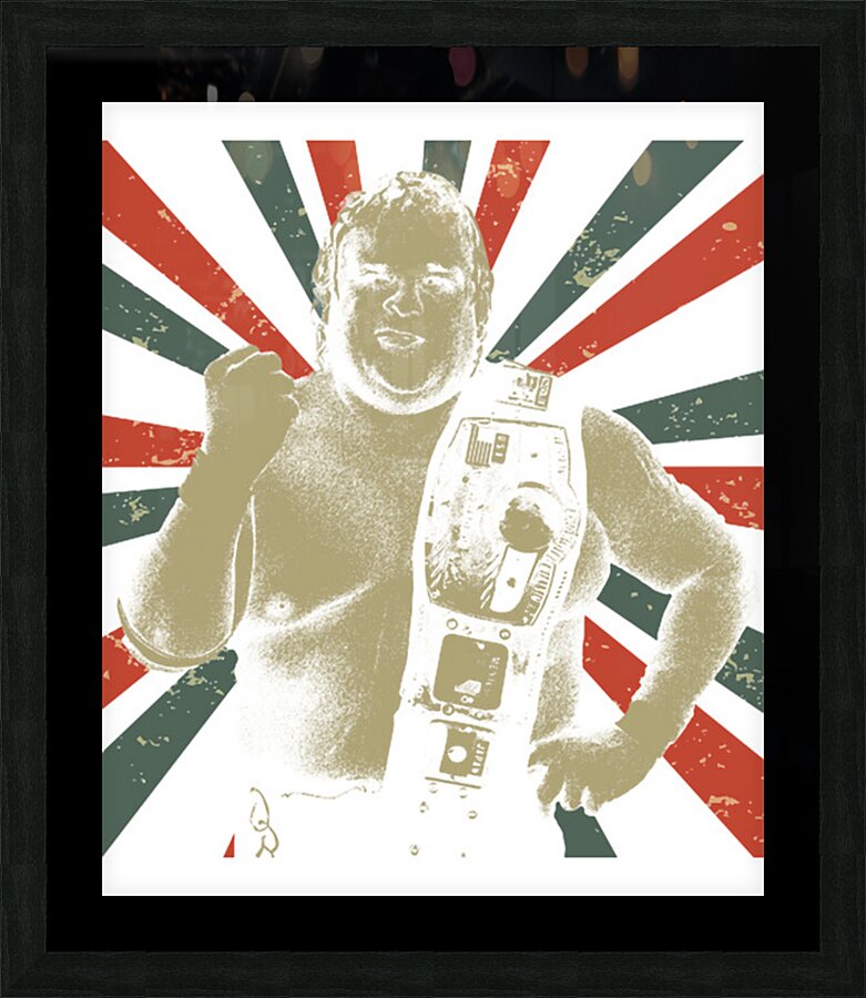 Dusty Rhodes 7 Picture Frame print