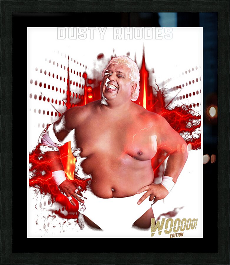 Dusty Rhodes 12 Picture Frame print