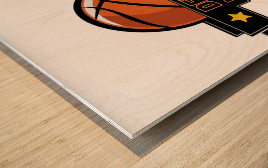 Denver Nuggets 7 Wood print