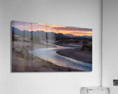 the desert river Acrylic Print