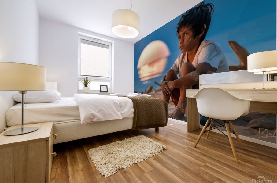 LONELY BOY Mural print