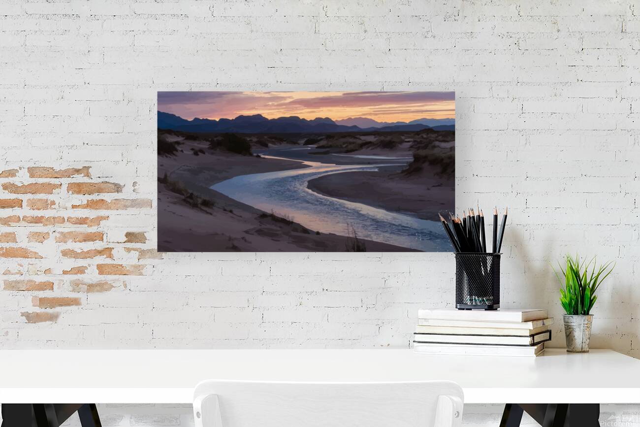 the desert river Reproduction