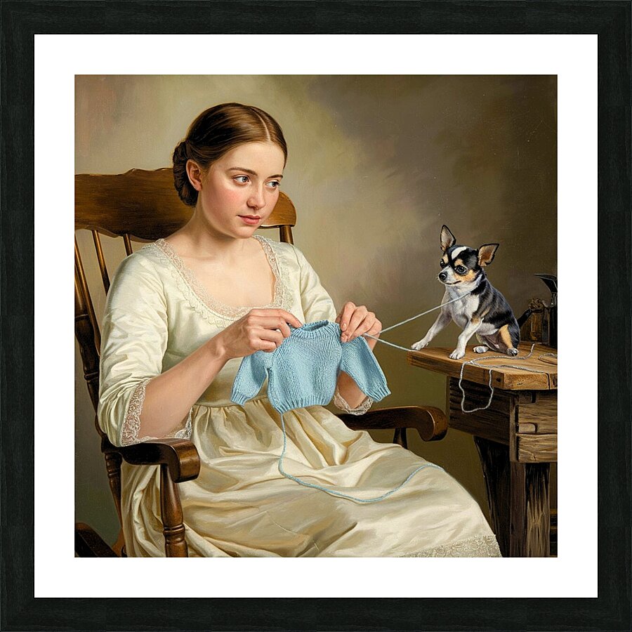 Quite The Helper Picture Frame print