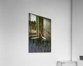 White Egret with Reflection Acrylic Print