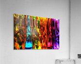 Multicolored Glass   Abstract Acrylic Print