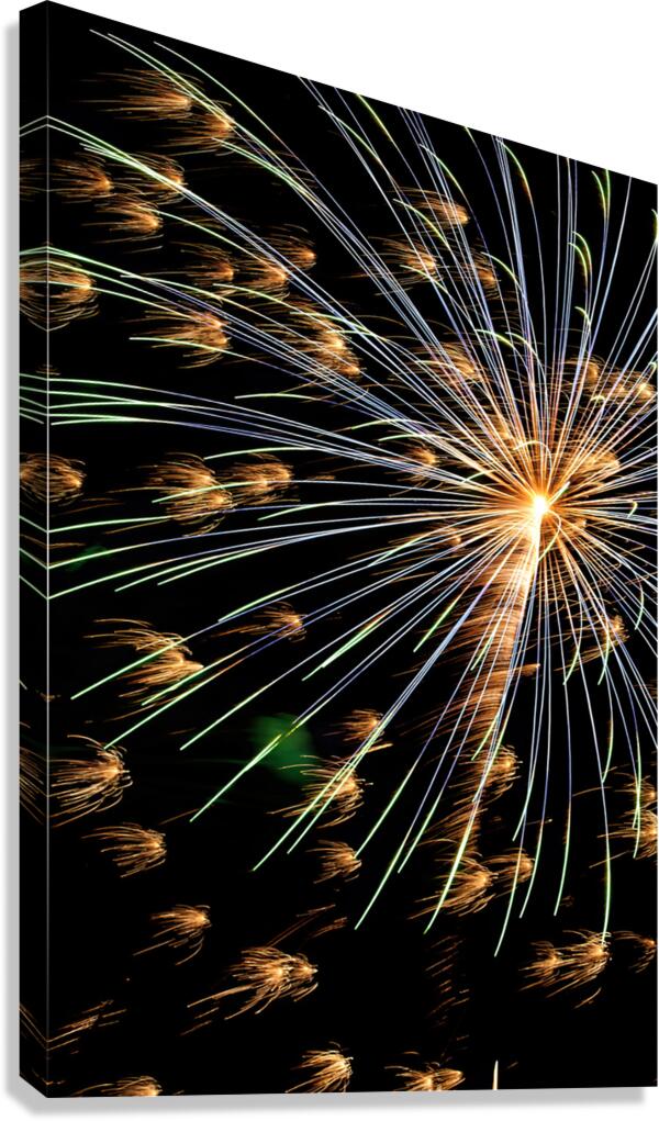 Fireworks in the Wind Canvas Print