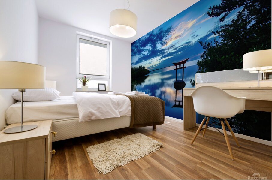 Peaceful Sunset Mural print
